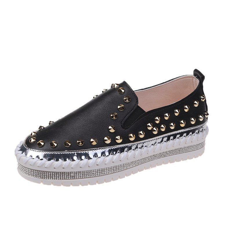 Faith – Flat Sneakers with Studs