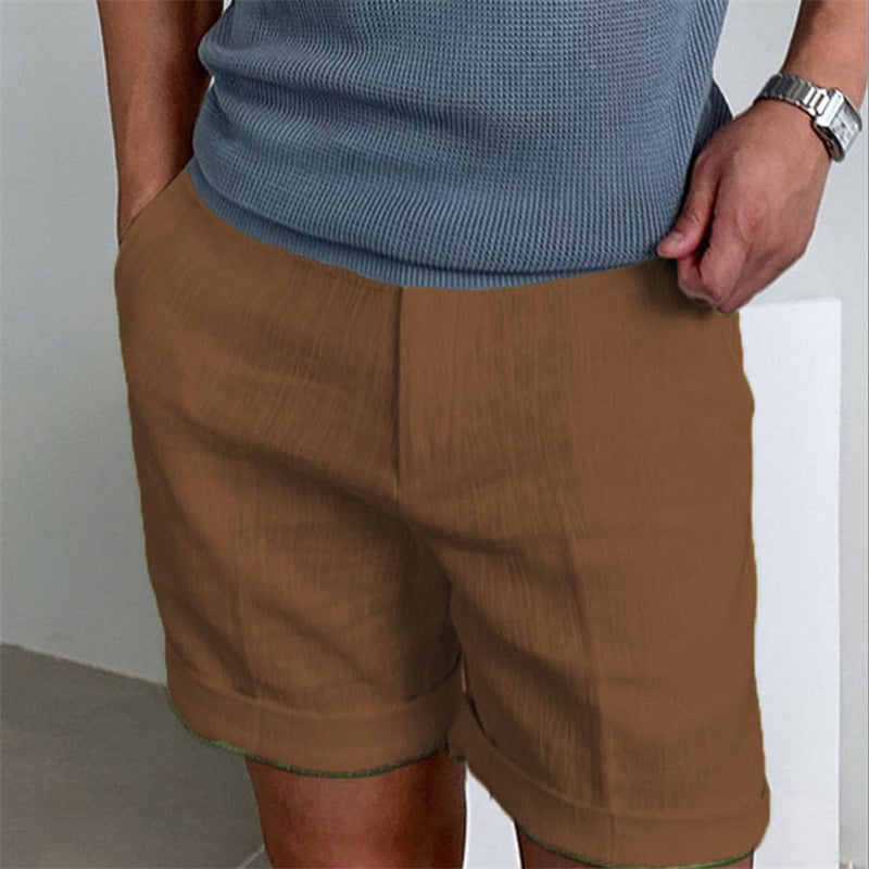 Roger – Men's Breathable Comfort Shorts with Slant Pockets