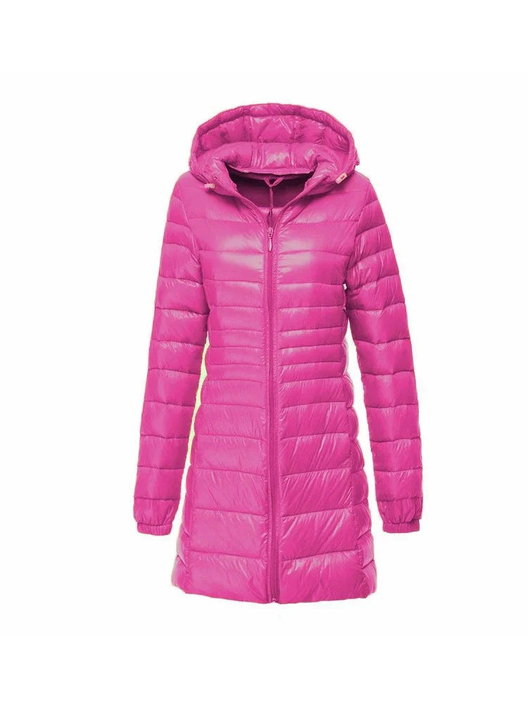 Jessie – Long Quilted Winter Coat for Women