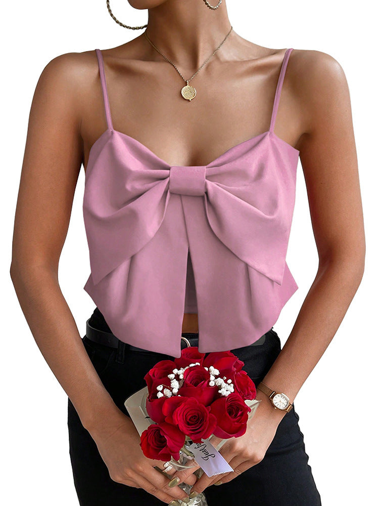 Sue – Camisole with Bow and Tummy Coverage