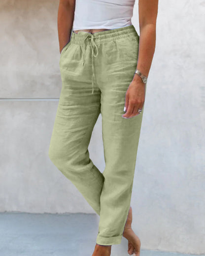 Hannah – Casual Straight Pants