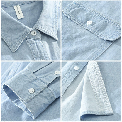 Arthur – Casual Denim Long Sleeve Top