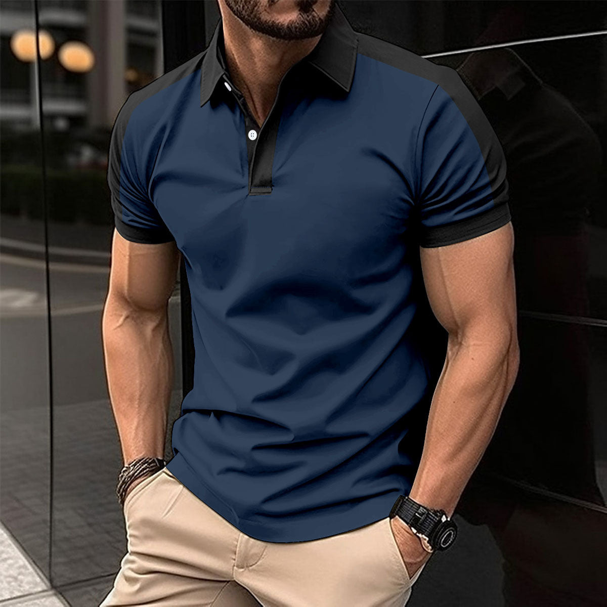 Cliff – Short-Sleeve Business Polo Shirt for Men