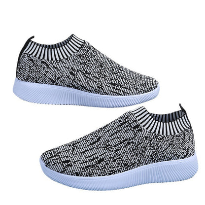 Malcolm – Striped Knit Sock Sneakers for Men