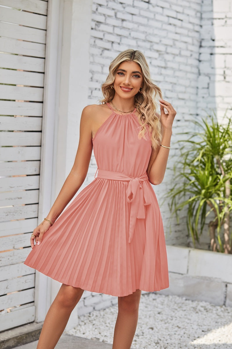 Claire – Strapless Pleated Summer Dresses