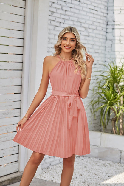 Claire – Strapless Pleated Summer Dresses