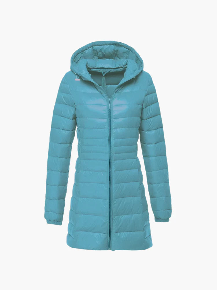 Jessie – Long Quilted Winter Coat for Women