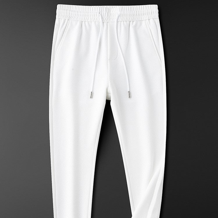 Elliot – Men's Twill Stretch White Pants