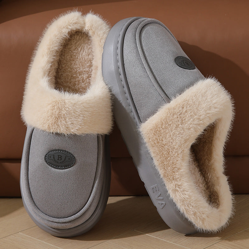 Ted – Warm Men's Slippers in Premium Vegan Suede