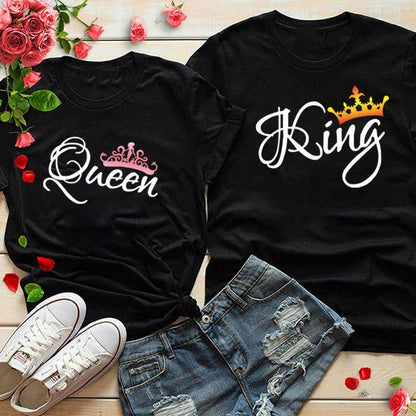 Jessica – Crown Pattern Couple T-Shirt