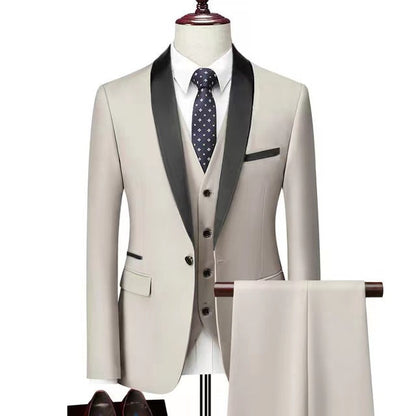 Karl – Elegant Men's Three-Piece Suit