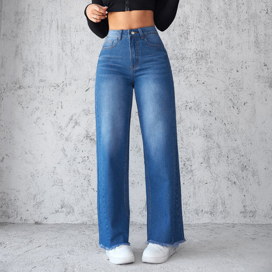 Holly – High-Waisted Straight-Leg Women's Jeans