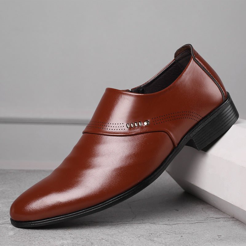 Jeremy – Elegant Men's Vegan Leather Oxford Shoes with Cap Toe