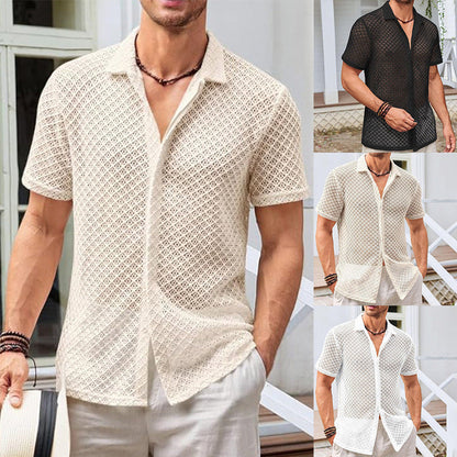 Simon – Short Sleeve Polo Shirt with Mesh