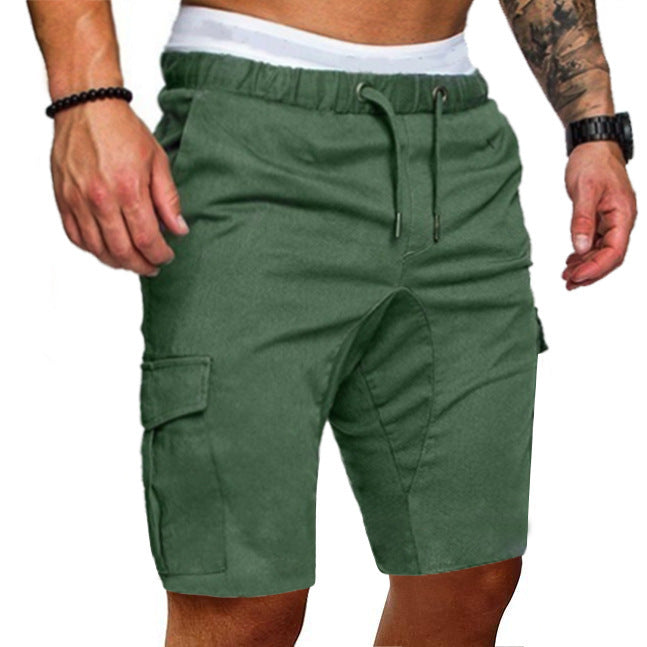 Howard – Slim Elastic Men's Cropped Shorts