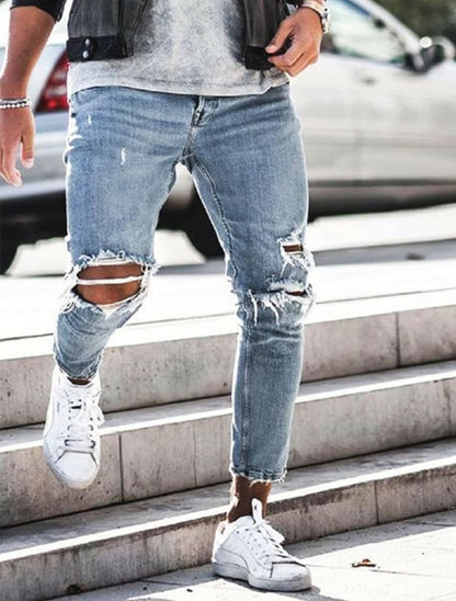 Martin – Ripped Skinny Jeans in Streetwear Style