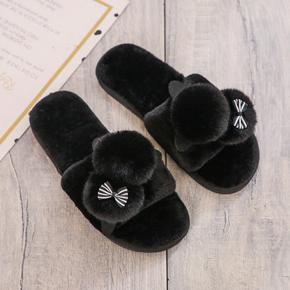 Joan – Cartoon Plush Cotton Slippers