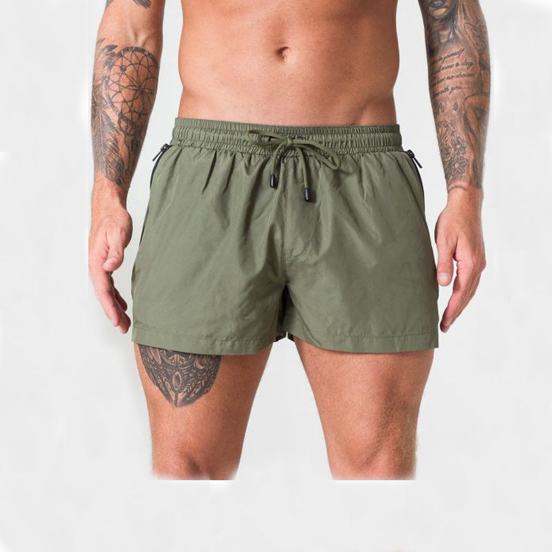 John – Men's Swim Shorts in Premium Vegan Leather