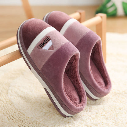 Ricky – Plush Lined Non-Slip Cotton Slippers