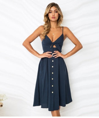 Victoria – Sleeveless Backless Fitted Party Dress