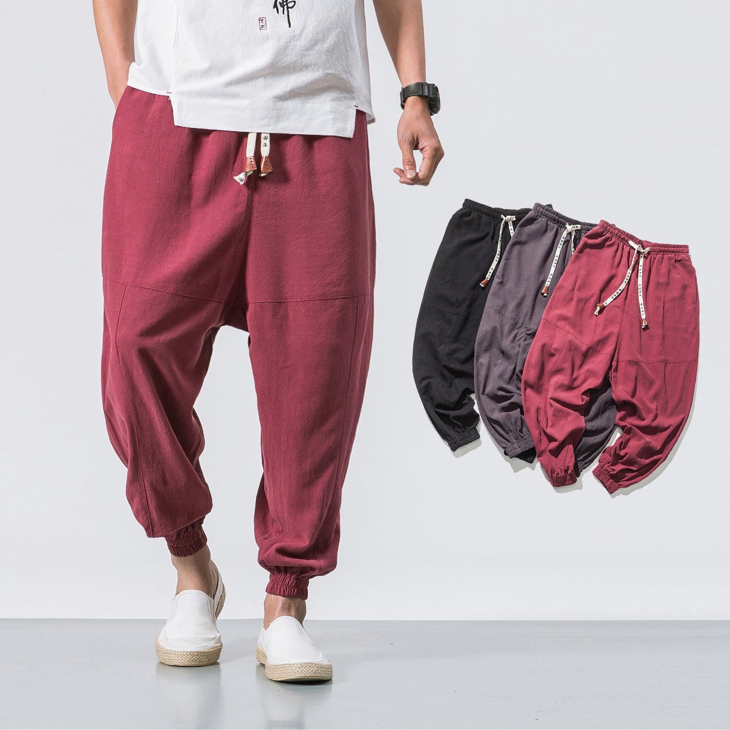 Tony – Sporty Men's Joggers with Elastic Waistband and Pockets