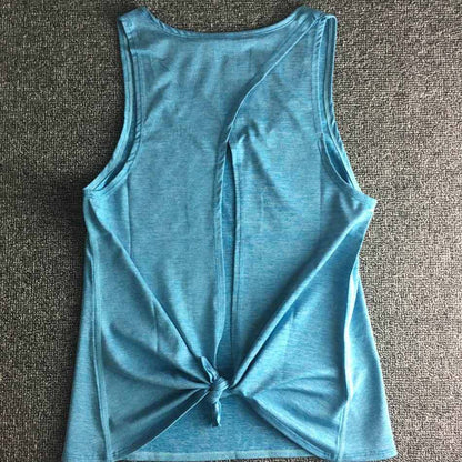 Amy – Backless Women's Workout Top