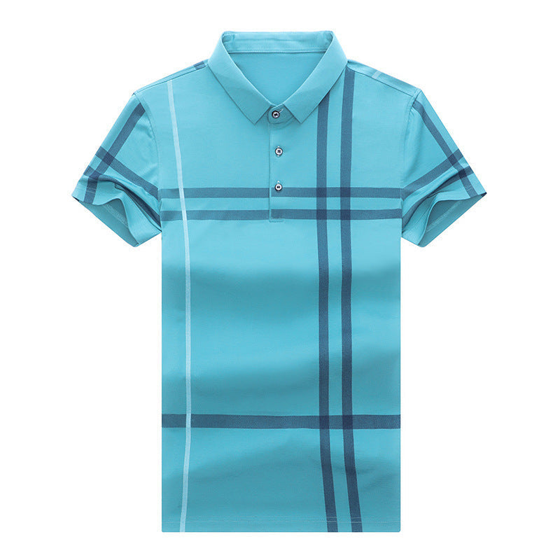 Mitchell – Summer Men's Polo Shirt with Striped Pattern