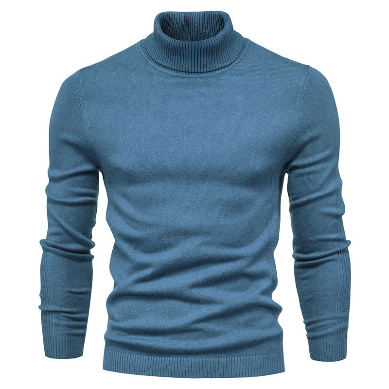 Allan – Slim Fit Pullover with Stand Collar