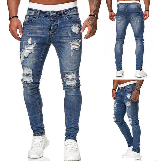 Robbie – Slim-Fit Washed Denim Jeans for Men