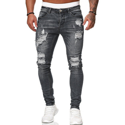 Robbie – Slim-Fit Washed Denim Jeans for Men