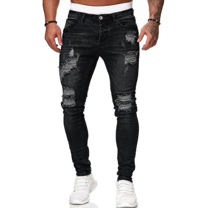 Robbie – Slim-Fit Washed Denim Jeans for Men