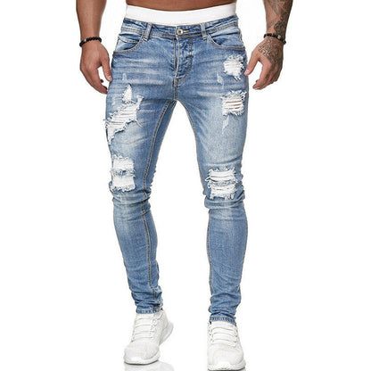 Robbie – Slim-Fit Washed Denim Jeans for Men