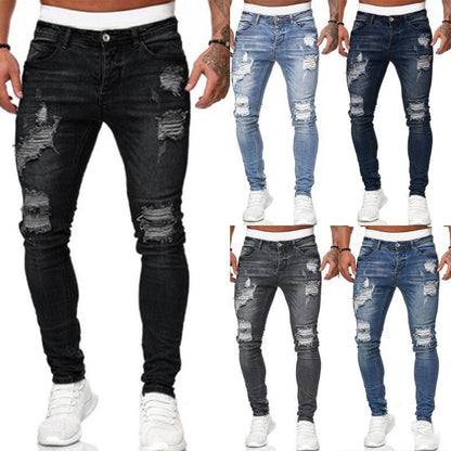 Robbie – Slim-Fit Washed Denim Jeans for Men