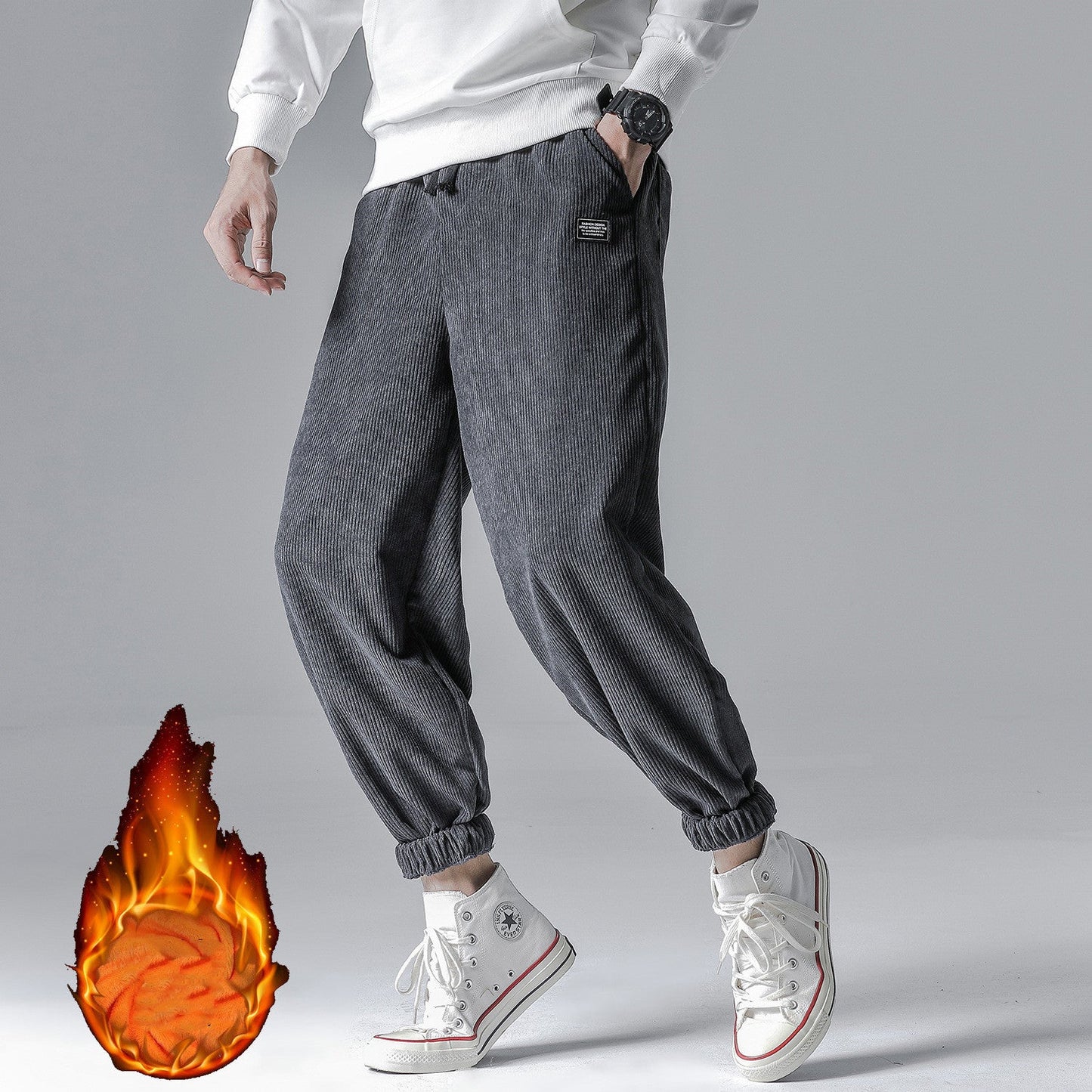 Albert – Corduroy Fleece Pants