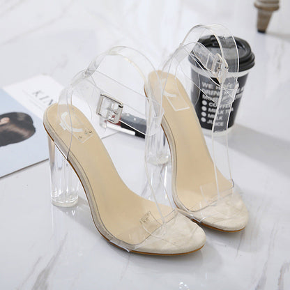 Caroline – Transparent High Heel Pumps