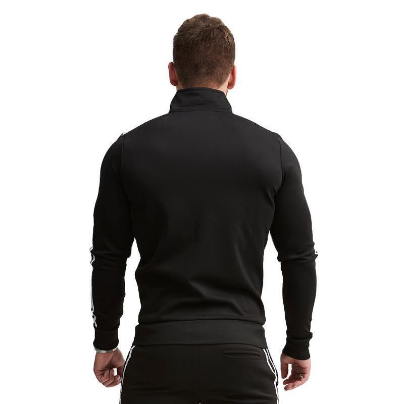 Ross – Striped Slim-Fit Running Sports Sweatshirt