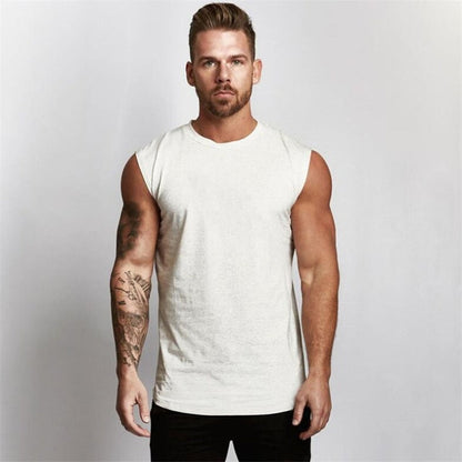 Gareth – Sleeveless Men's Sport Shirt in Cotton