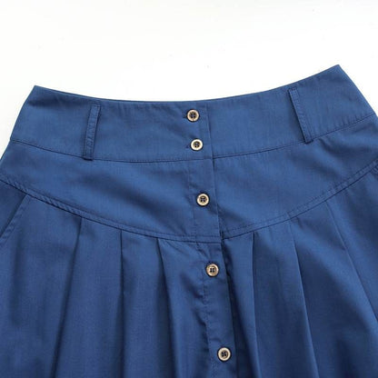 Jessica – High Waist Skirt in Solid Color