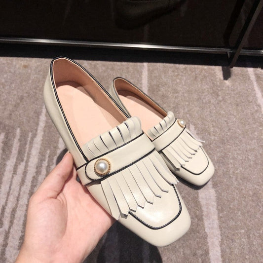 Samantha – Vintage Women's Oxford Sneakers with Tassels