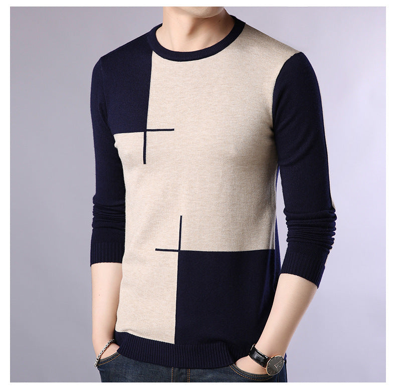 Gareth – Classic Crew Neck Sweater for Men