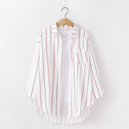 Grace – Classic Women's Cardigan with Stripes