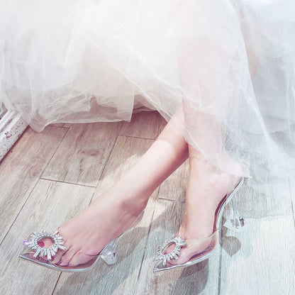 Wendy – Elegant Wedding Shoes with Crystal Heel