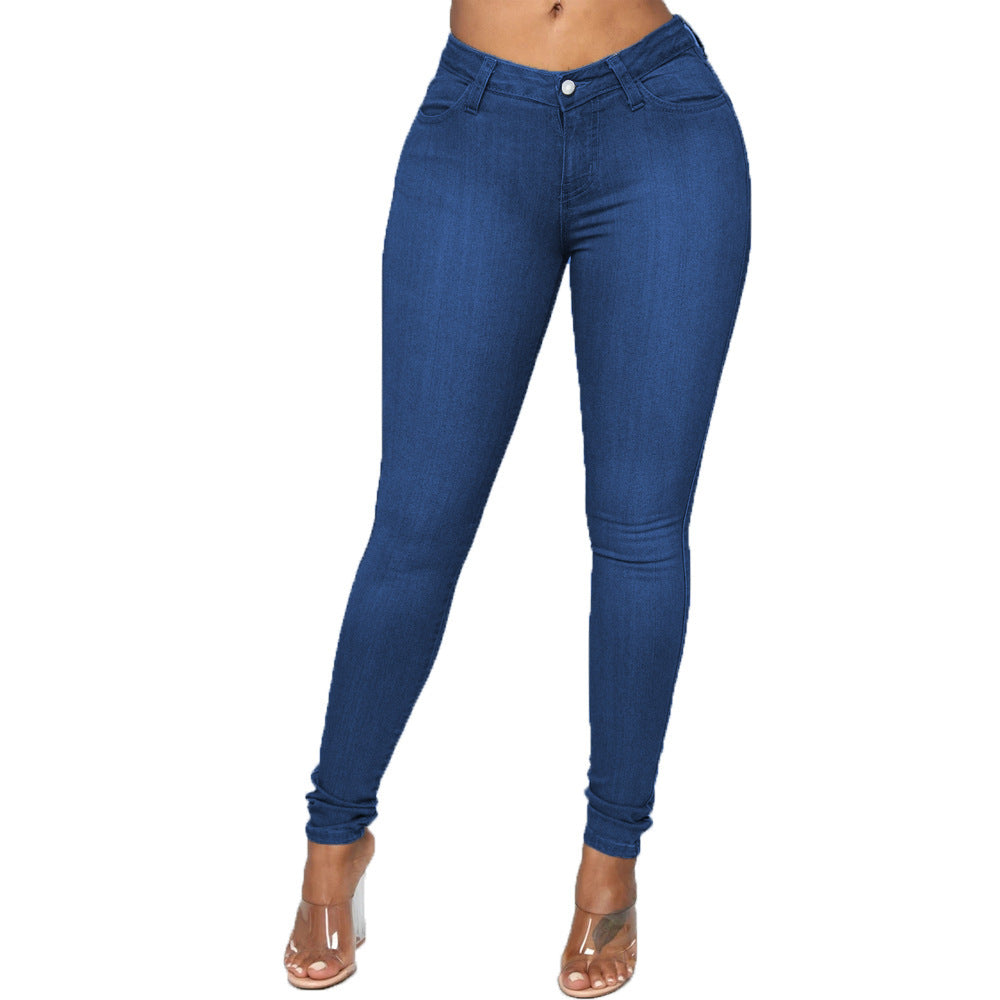 Tracy – European Style Women's Skinny Jeans with Pencil Cut XL