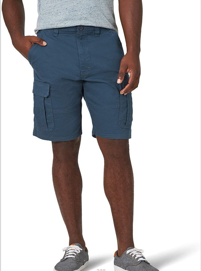 Gerald – Men's Multi-Pocket Polyester Shorts