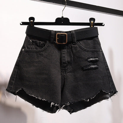 Amy – Irregular Denim Shorts for Women