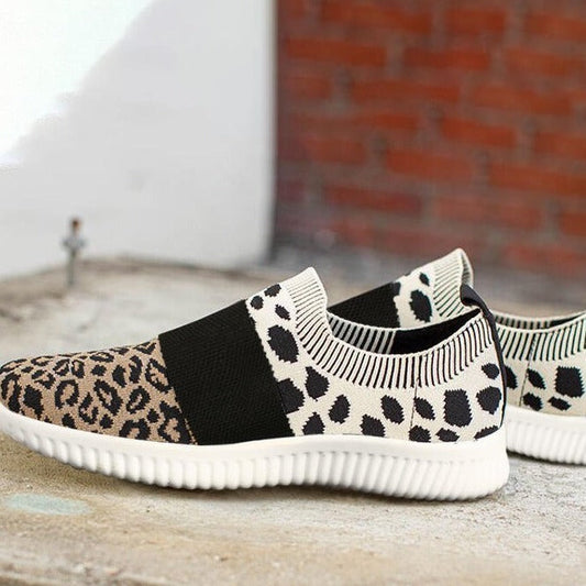 Emma – Comfortable Women's Sneakers with Leopard Print