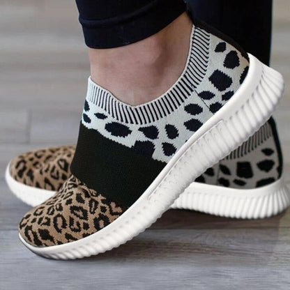 Emma – Comfortable Women's Sneakers with Leopard Print