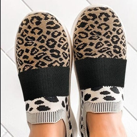 Emma – Comfortable Women's Sneakers with Leopard Print