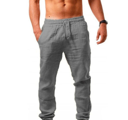 Sue – Comfortable Loose Sports Pants in Breathable Cotton and Linen