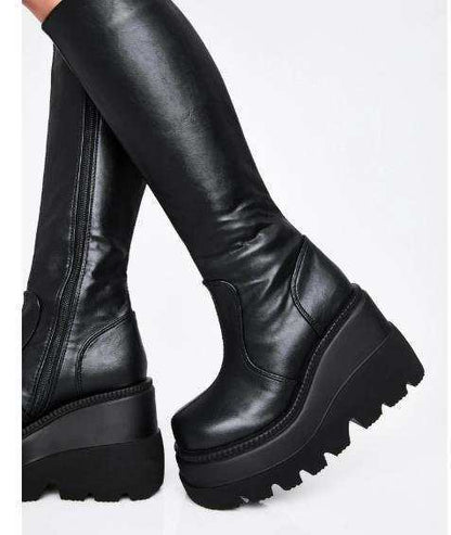 Carol – Women's Platform Boots with Chunky Sole in New Fall Style